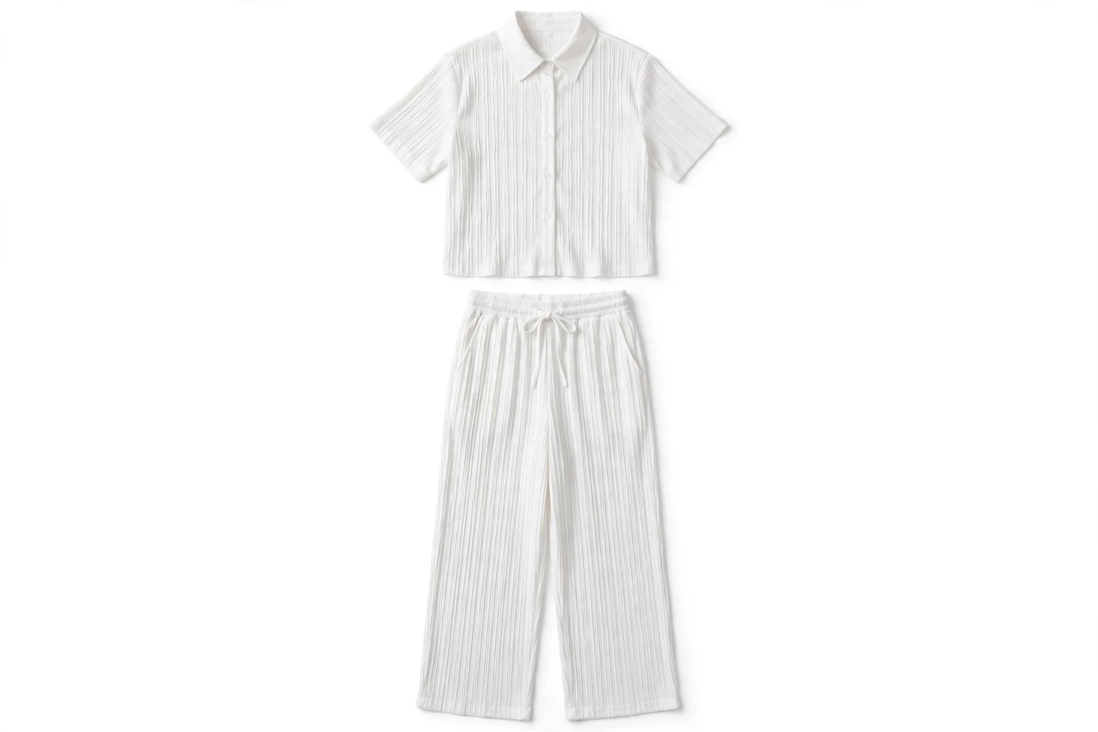 Heren zomerset wit | shirt + broek | NIEUW  – photo 2